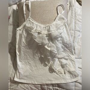 NWOT Hollister size medium ruffle tank